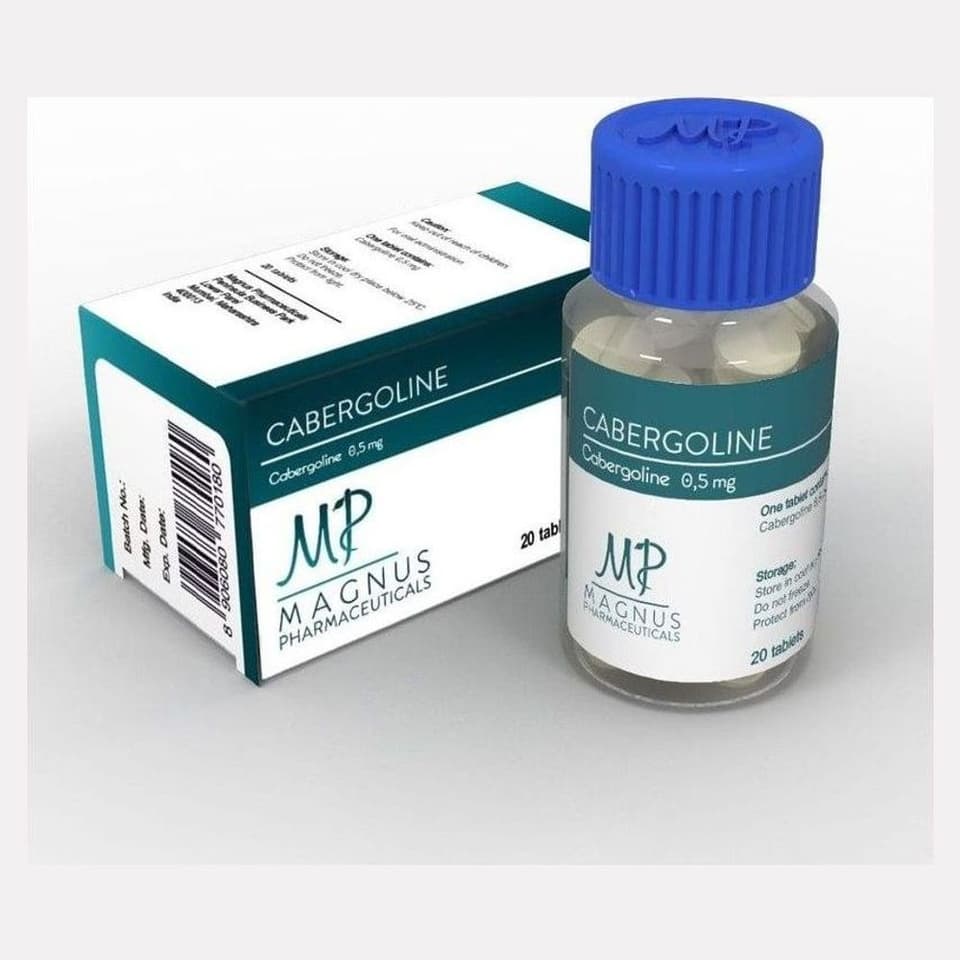 Cabergoline (0,5 mg, 20 Tabletten)