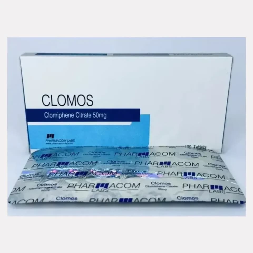 Clomos (50 mg, 100 Tabletten) – Pharmacom Labs