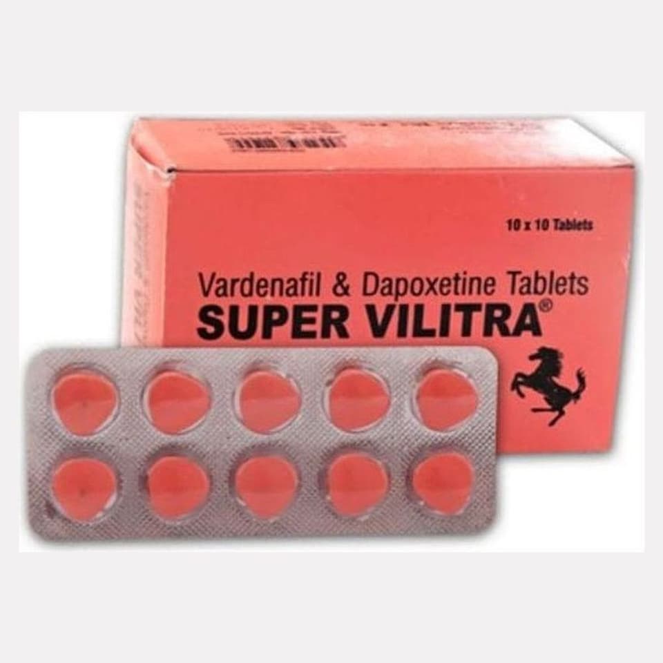 Super Vilitra 80 (Vardenafil 20 mg + Dapoxetin 60 mg)